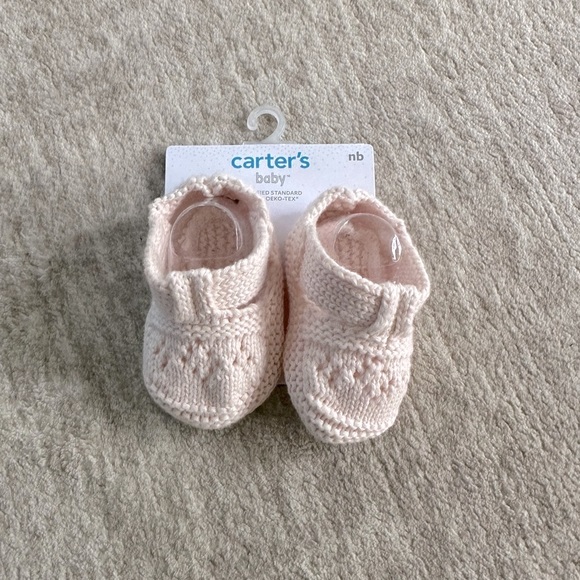 Carter's Shoes Carters Mary Jane Crochet Baby Booties Poshmark